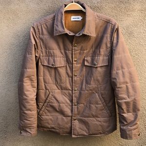 Garrison Shirt Jacket - British Khaki Dry Wax